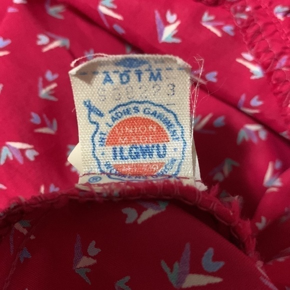 Vintage Karin Stevens by Steven Stoller pink floral dress - Picture 13 of 16